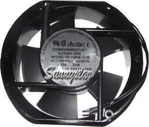 COMMONWEALTH 172*51mm 17CM FP-108EX-S1-S  110-120V 50/60Hz 0.46A 33W  Sleeve bearing 2 wires Axial AC fan cabinet ups server cooler