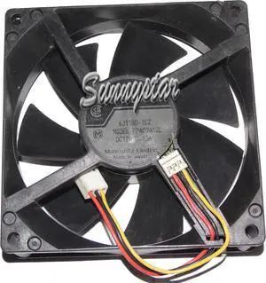 Square Cooler of Panaflo 9225 9CM FBA09A12L with 12V 0.15A 3-Wires