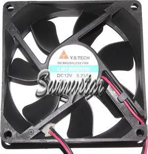 Y.S.TECH 8025 KM128025HB 12V 0.23A 2 Wires Cooling fan