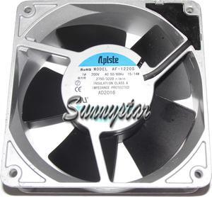 APLSTE 120*25mm AD2016 AF-1220S 200V 50/60Hz 15/14Watt 2700~3200RPM Class A 2 Pins AC axial fan