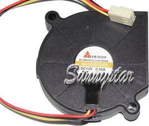 Original Y.S.TECH 6CM 60*18MM BD126018HB  DC 12V 0.35A 3 Wires 3 Pins Blower 3324SR Cooling Fan