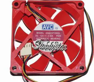 AVC 70x15mm DSSC0715R2L P002 12V 0.3A 4 Wires 4 Pins Case fan 7CM CPU Cooler AVC 70x15mm DSSC0715R2L P002 12V 0.3A 4 Wires 4 Pins Case fan 7CM CPU Cooler
