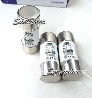 10 Pcs MiRO RO17 50A gG (RT14-63 RT18-125 RT19-100 gF4) 500/690V 100/50kA Ø22*58mm Cylindric Ceramic tube Fuse