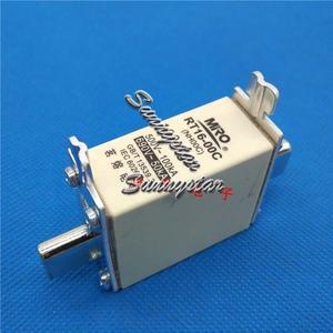 MiRO RT16-00C NH00C 50A gG 500/690V 100/50kA ceramic square tube fuse with knife shaped contact