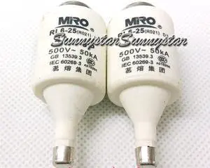 10 pcs RO21 20A gG E27 RL6-25 RL93 RLS2 5SD 5SB 500V ~ 50KA Spiral-style ceramic fuse