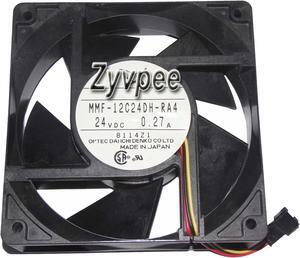 MITSUBISHI 12038 MMF-12C24DH-RA4 24V 0.27A 3 Wire 12cm Inverter case fan