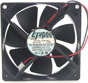 DC square Cooler of  NMB 9225  3610KL-04W-B69 with 12V 0.56A 2-Wires 2 Pins case cpu fan