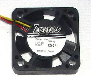 DC square Cooler of NIDEC 4010 D04X-12TH with 12V 0.06A 3-Wires