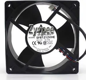 DC square Cooler, Delta 12038 EFB1212VHE 12V 0.72A R00 3-Wires 3 Pins case fan DC square Cooler, Delta 12038 EFB1212VHE 12V 0.72A R00 3-Wires 3 Pins case fan