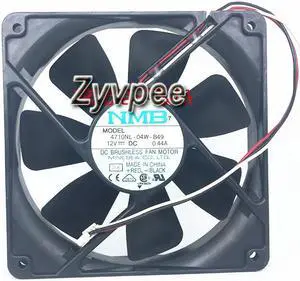 DC Square Cooler of NMB 12025 4710NL-04W-B49 P06 with 12V 0.44A 3-Wires case power fan