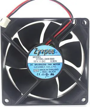 NMB 80*25mm 3110KL-04W-B50  12V 0.3A 2 wires 2 pins case fan axial cooler fan NMB 80*25mm 3110KL-04W-B50  12V 0.3A 2 wires 2 pins case fan axial cooler fan
