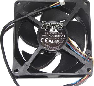 Delta 8025 AUB0812VH -CW23 12V 0.41A 4Wire 4 pins Cooling Fan,8cm cpu cooler  case fan
