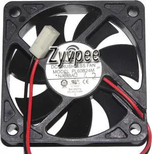 Power Logic 6015 PL60B24M 24V 0.08A 2 Wires 2 pins 6cm case fan cpu fan,inverter cooler