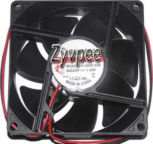 SUNON 80*25mm ME80252V1-000C-A99 24V 1.8W 2 Wire 8cm case fan,inverter cpu cooler