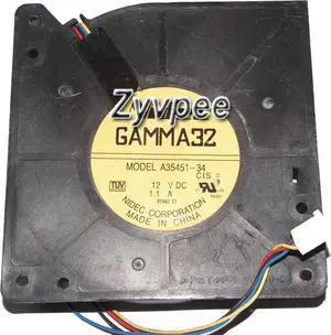 Blower Cooling fan of NIDEC 12032 A35451-34 with 12V 1.1A 4-Wires Blower Cooling fan of NIDEC 12032 A35451-34 with 12V 1.1A 4-Wires