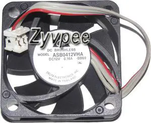 Delta 4010 ASB0412VHA -BB69 12V 0.16A 3wires 3 pins case fan 4cm cpu fan