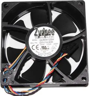 Delta 80x25mm QUR0812SH AD01 12V 0.5A 4 Wires PWM 4 Pins 8cm Case Fan ,Server Cooler For Dell PN:DW014