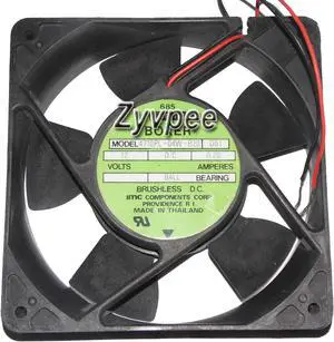 DC Square Cooler of NMB 12025 4710PL-04W-B20 with 12V 0.1A 2-Wires