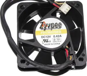 6cm Y.S Tech FD126025EB DC 12V 0.23A 6025 Dual ball bearing cooling fan 60*60*25mm 3 wires 3 Pins 6cm Y.S Tech FD126025EB DC 12V 0.23A 6025 Dual ball bearing cooling fan 60*60*25mm 3 wires 3 Pins