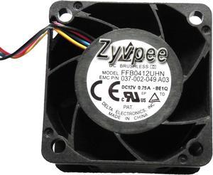Original Delta 4028 FFB0412UHN -BE1Q EMC:037-002-049 A03  12V 0.75A 4 wires 4 pins 4cm server fan