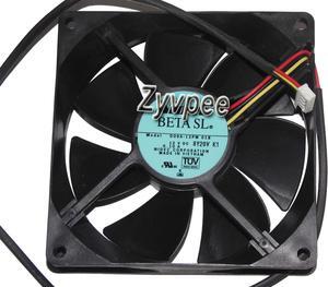 Nidec 9025 D09A-12PM 01B 12V 0.1A 3 Wires 9cm case fan,cpu cooler