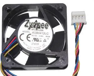 Delta 4013 ASB0412LC 12V 0.06A 4Wire Cooling Fan Delta 4013 ASB0412LC 12V 0.06A 4Wire Cooling Fan