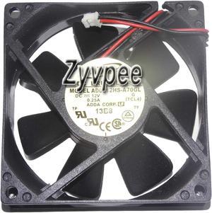 ADDA 80*25mm AD0812HS-A70GL 12V 0.25A 2 Wire 2 pins 8cm case fan,cpu cooler,cooling fan