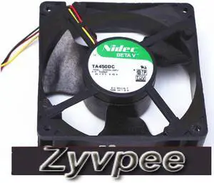 NIDEC TA450DC 120*38mm C33534-58PW P/N 933565 24V 0.45A 3 Wires  12cm  Server Case Fan