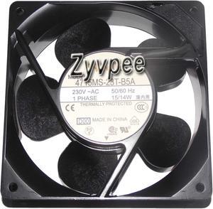 NMB 12038 4715MS-23T-B5A AC230V 15/14W 2 Pins 12cm UPS AC Axial Fan