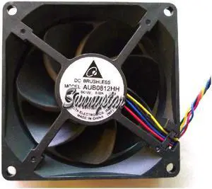 Delta AUB0812HH  80*25MM DC 12V 0.32A 4 Wires 4 P  80MM  8CM Axial Server inverter,CPU fan
