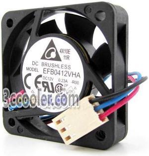 Delta 4010 4CM 40mm EFB0412VHA  DC 12V 0.23A 3 Wires 4CM Case Fan North bridge cooler