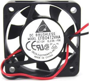 Delta 40x10mm 4CM 40mm EFB0412VHA DC 12V 0.23A 2 Wires Case Fan North bridge cooler