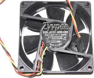 For DELL P/N: 99GRF SUNON 8020 EE80201S1-0000-G99 DC 12V 1.56W 3 Wires 5 Pins  8CM Server Fan