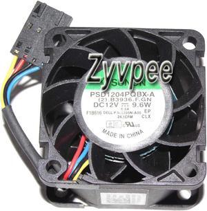 For Dell T705N Server SUNON 4028 PSD1204PQBX-A (2).B3936.F.GN 12V 9.6W 0.8A 4 Wires PWM 4 Pins 4cm axial fan server cooler