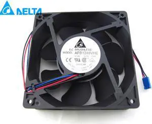 Delta 120x38mm AFB1248VHE DC 48V 0.27A 3 Wires 3 Pins 12CM Axial fan inverter fan power cooler