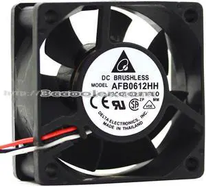 Delta 60*25MM AFB0612HH R00 12V 0.25A 3 Wires 27.55 CFM H3C S7502  6CM Case Fan Axial fan