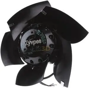 ebm Papst A2D210-AB10-05 M2D068-CC 210mm 400VAC 50/60Hz Class F 2750/3250rpm IP44 3 Phase Black metal axial fan