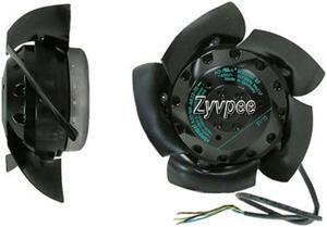 ebm Papst A2D160-AB22-06 M2D068-BC 160mm 3 Phase 400Vac 50/60Hz 0.13/0.14 Amp  IP44 Class F Black metal axial fan