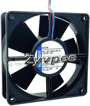 zyvpee ebmpapst 4314M 120*32MM DC 24V 2.6W 0.11A 12CM case fan inverter axial cooler