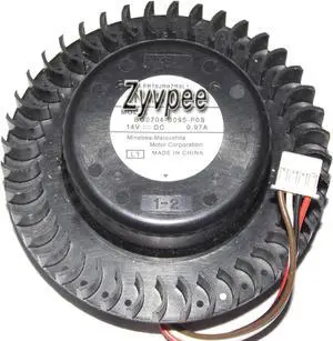 Circular Cooler of NMB BG0704-B095-POS with 14V 0.97A 4-Wires