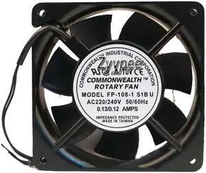 Commonwealth 12038 FP-108-1 S1B U 220-240V 50-60Hz 0.13-0.12A FP-108-1-S1-B 2Wire Industrial Fan