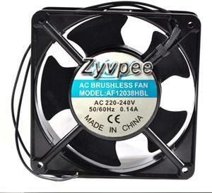 AC Brushless Cooler of HSY AF12038HBL with AC 220~240V  50/60Hz 23/21W For KTV Case