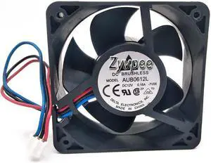 Zyvpee Original delta AUB0612L 6025 12V 0.16A 3 wires 3 pins 6cm case fan axial cooler Zyvpee Original delta AUB0612L 6025 12V 0.16A 3 wires 3 pins 6cm case fan axial cooler
