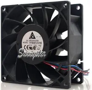 For intel SC5300 Zyvpee Delta 9038 FFB0912VHE 12V 0.75A 9CM Violence Server Fan