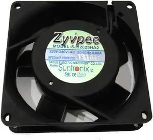Zyvpee SANJUN 9225 SJ92025HA2 220V~240V AC 50/60Hz 0.06A 2 Pins AC Metal frame 9CM case fan axial cooler