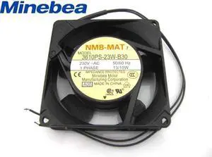 Zyvpee 92x25mm NMB 3610PS-23W-B30 230VAC 1 phase 2 Wires 9cm Inverter Axial Fan