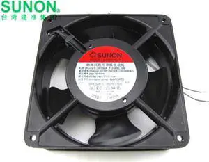 Zyvpee  SUNON 120x38mm DP200A 2123XBL.GN AC 220V~240V 2 Wires Axial Fan For cabinet inverter