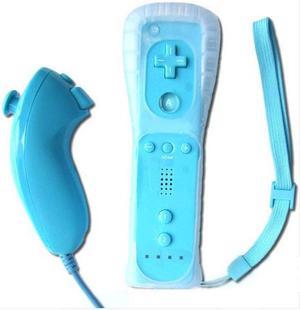 Game Remote Motion Plus Sensor for Nintendo Wii Remote Controller with  Adapter and Silicone Case