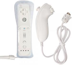 Wireless Remote Controller + Silicone Case for Nintendo Wii - White (Althemax) - OEM