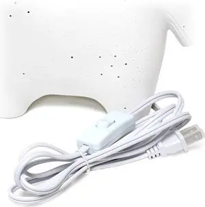Simple Designs Porcelain Unicorn Shaped Table Lamp